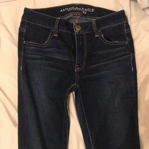 american eagle super stretch skinny jeans size 2 long